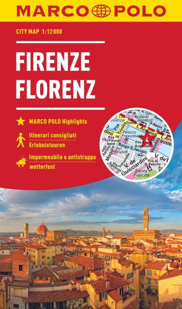 MARCO POLO Cityplan Florenz 1:12.000. Florence. Firenze