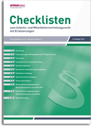 Checklisten 8. Auflage 2018