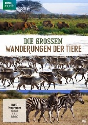 Die großen Wanderungen der Tiere, 1 DVD