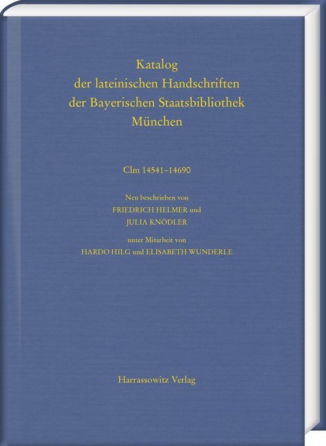 Katalog der lateinischen Handschriften der Bayerischen Staatsbibliothek München. Die Handschriften von St. Emmeram in Regensburg. Bd.5