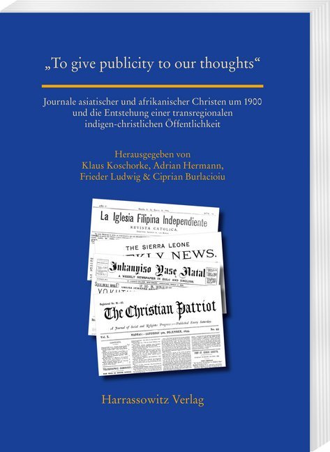 "To give publicity to our thoughts"