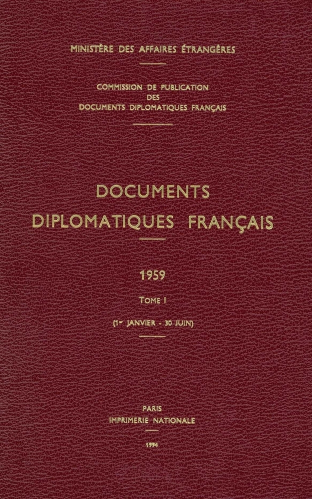 Documents diplomatiques français
