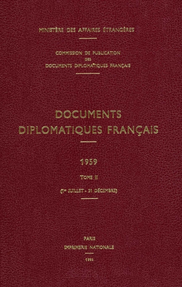 Documents diplomatiques français