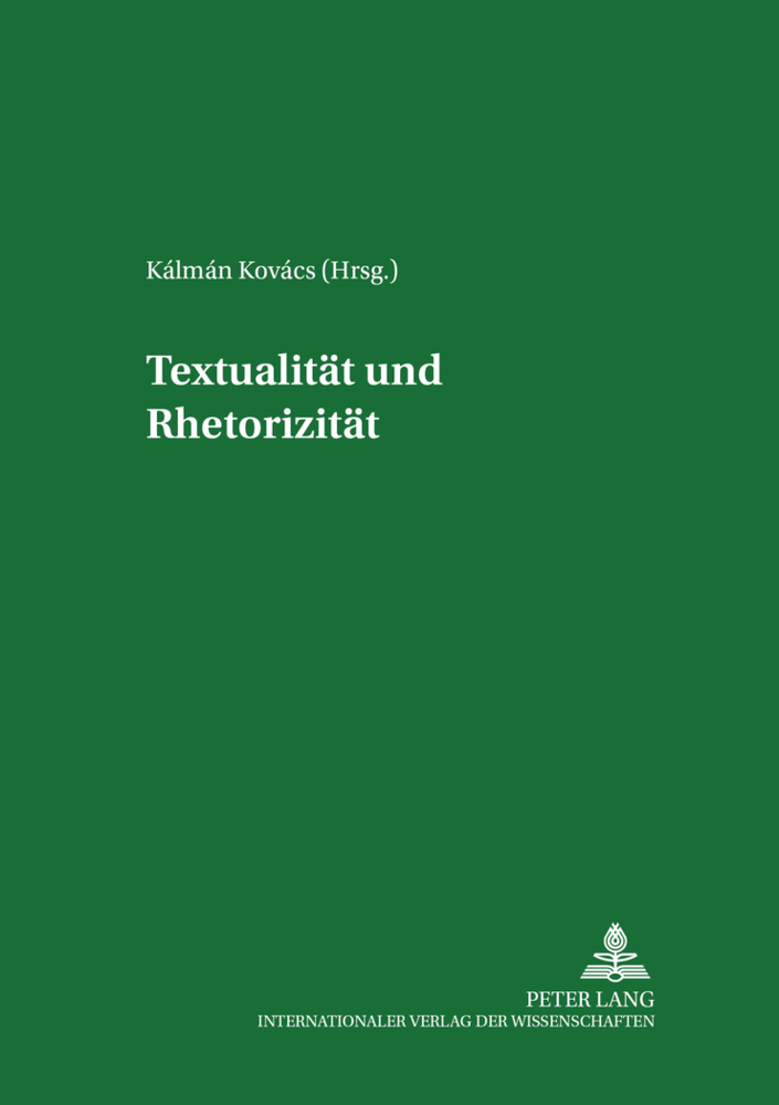 Textualität und Rhetorizität