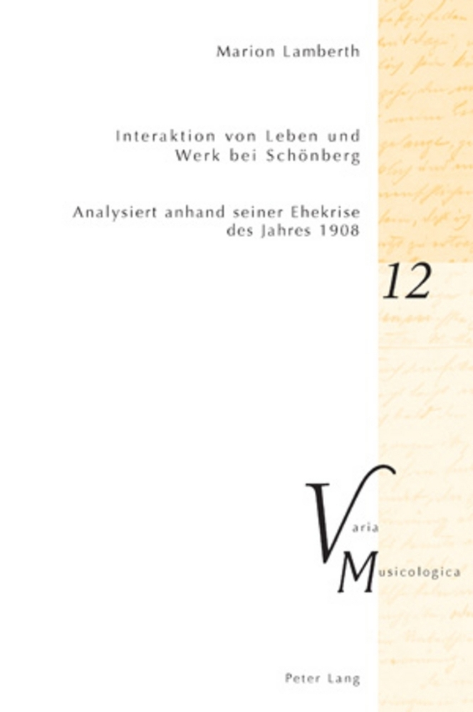 Interaktion von Leben und Werk bei Schönberg