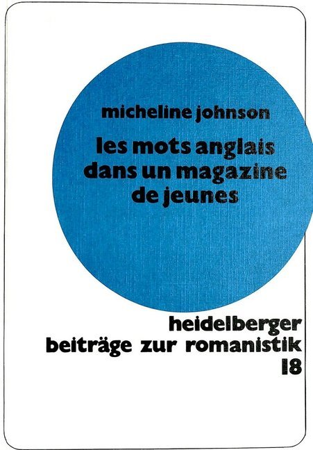 Les mots anglais dans un magazine de jeunes