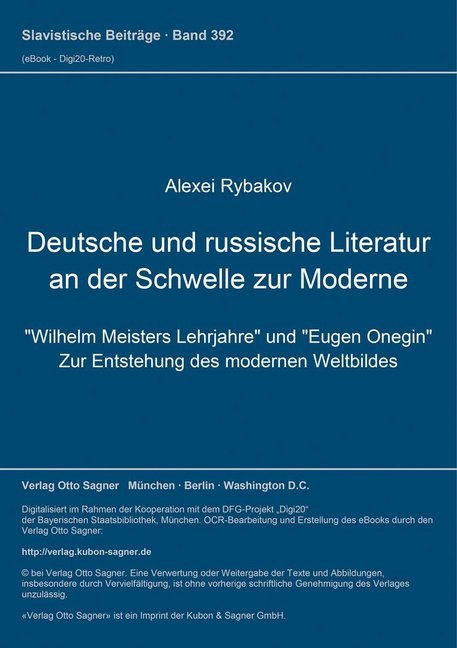 Deutsche und russische Literatur an der Schwelle zur Moderne