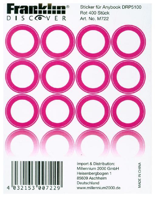 Franklin Discover Sticker Set 400 St. Rot