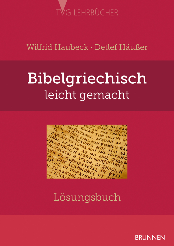 Bibelgriechisch leicht gemacht, Lösungsbuch