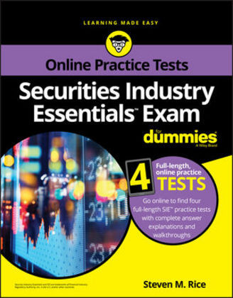 Securities Industry Essentials Exam For Dummies with Online Practice, m. 1 Buch, m. 1 Online-Zugang, 2 Teile