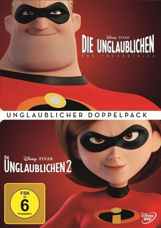 Die Unglaublichen 1+2 Doppelpack, 2 DVDs