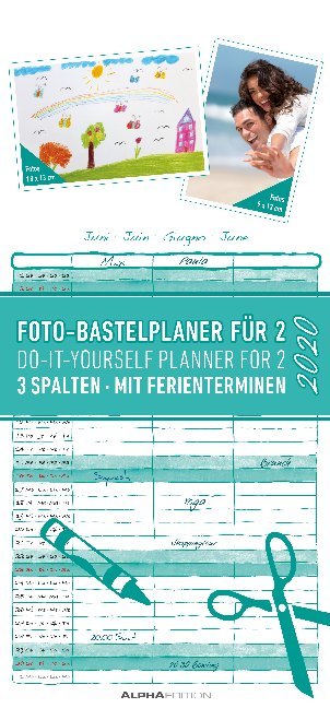 Foto-Bastelplaner für 2 - Kalender 2020