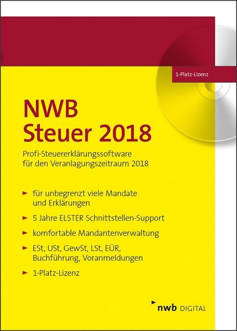 NWB Steuer 2018, 1 CD-ROM