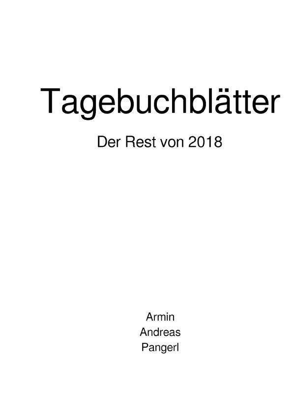 Tagebuchblätter