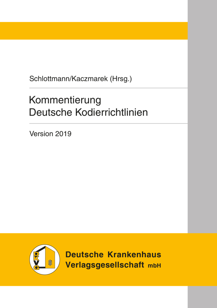Kommentierung Deutsche Kodierrichtlinien Version 2019