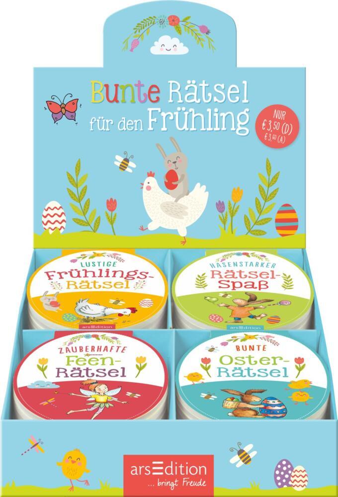 Display Bunte Rätsel für den Frühling