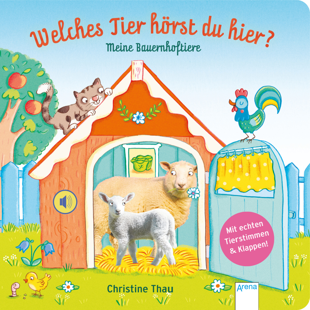 Welches Tier hörst du hier? Meine Bauernhoftiere, m. Soundeffekten