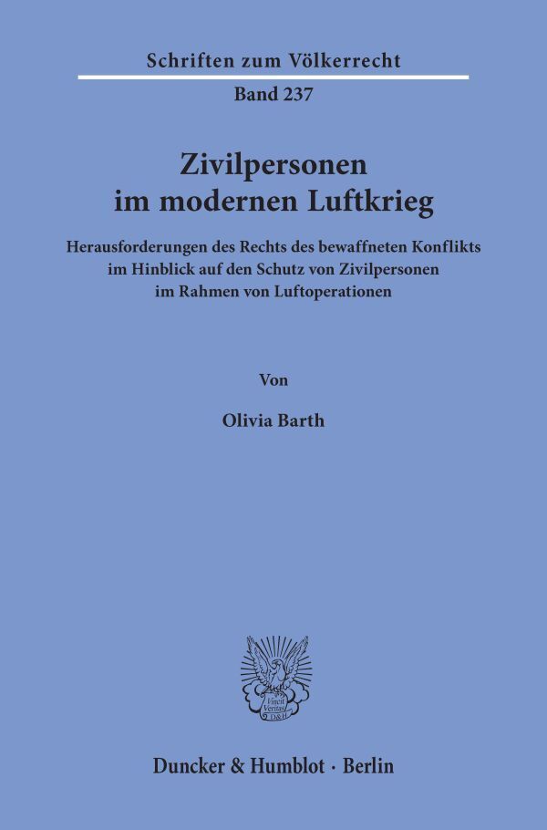 Zivilpersonen im modernen Luftkrieg.