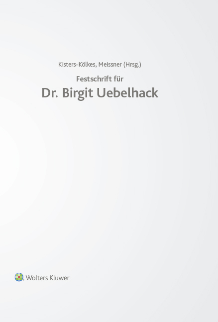 Festschrift für Dr. Birgit Uebelhack