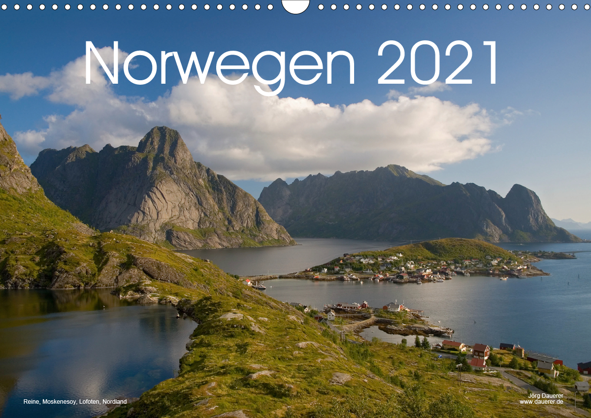 Norwegen (Wandkalender 2021 DIN A3 quer)