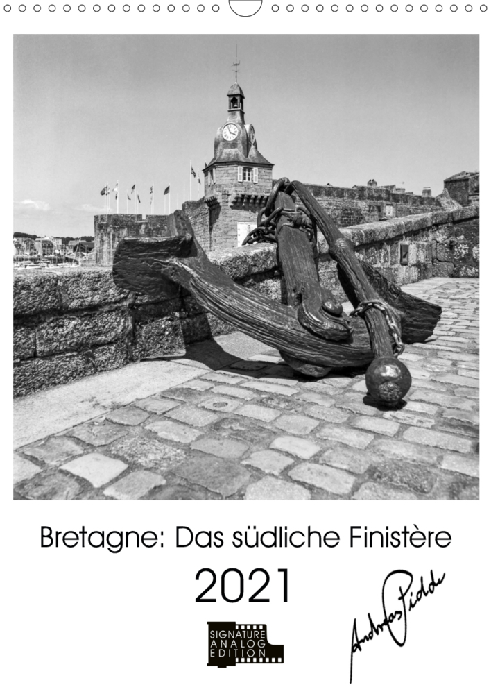 Bretagne: Das südliche Finistère (Wandkalender 2021 DIN A3 hoch)