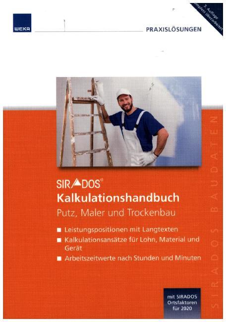 SIRADOS Kalkulationshandbuch Putz, Maler und Trockenbau