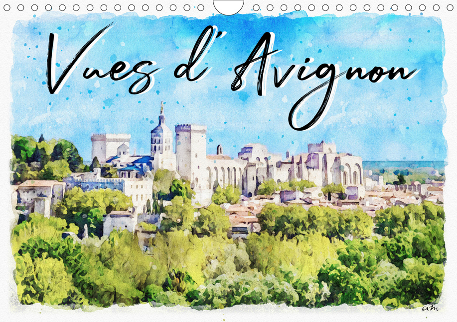 Vues d'Avignon (Calendrier mural 2021 DIN A4 horizontal)
