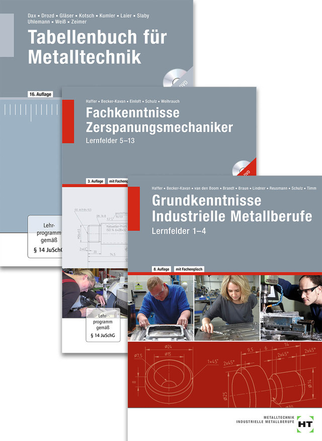 Paketangebot Der Zerspanungsmechaniker, 3 Bde.