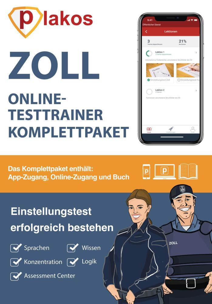 Zoll Einstellungstest Vorbereitung, Online-Testtrainer Komplettpaket