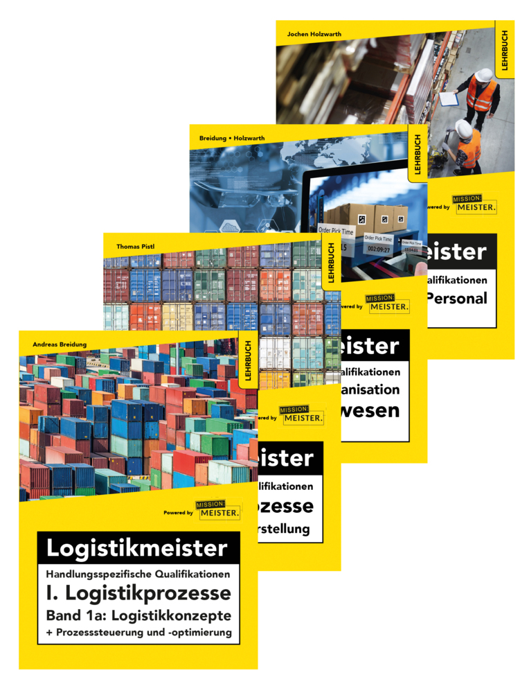 Bücherbundle Logistikmeister Handlungsspezifische Qualifikationen, 4 Teile