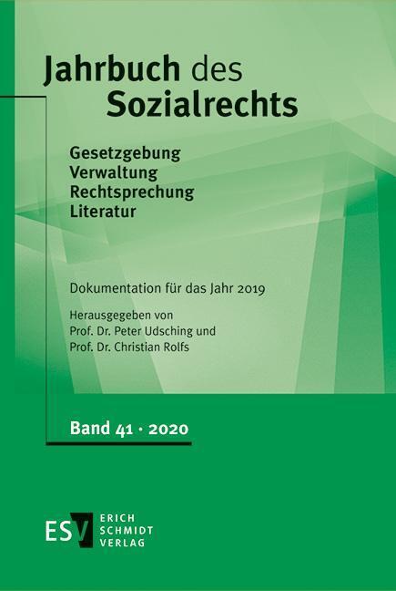 Jahrbuch des Sozialrechts -  - Dokumentation für das Jahr 2019