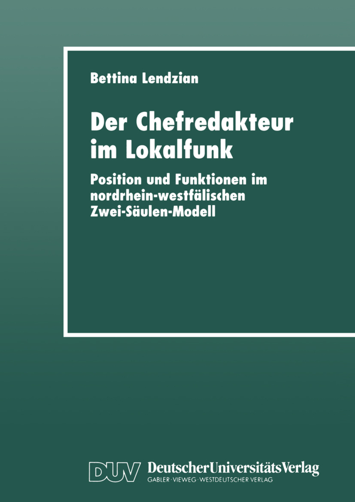 Der Chefredakteur im Lokalfunk