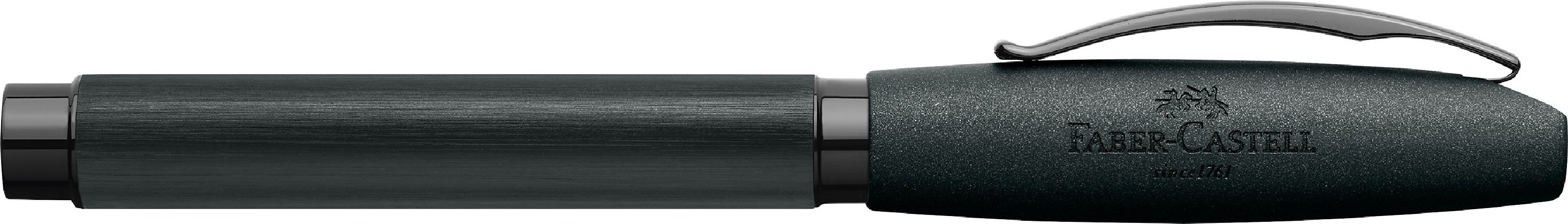 Faber-Castell Tintenroller Essentio Aluminium Schwarz