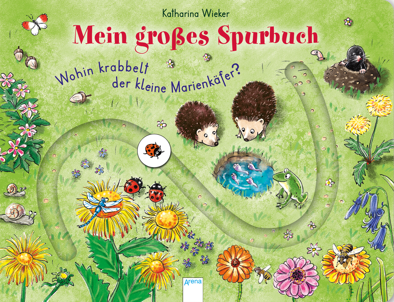 Mein großes Spurbuch - Wohin krabbelt der kleine Marienkäfer?
