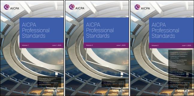 AICPA Professional Standards, 2020, Volumes 1 - 3, 3 Teile