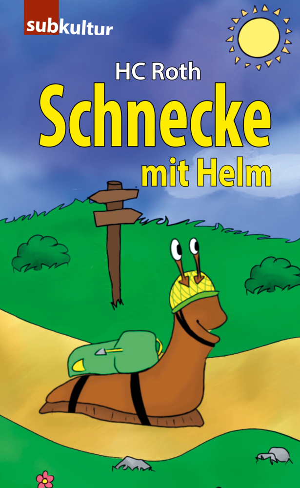 Schnecke mit Helm