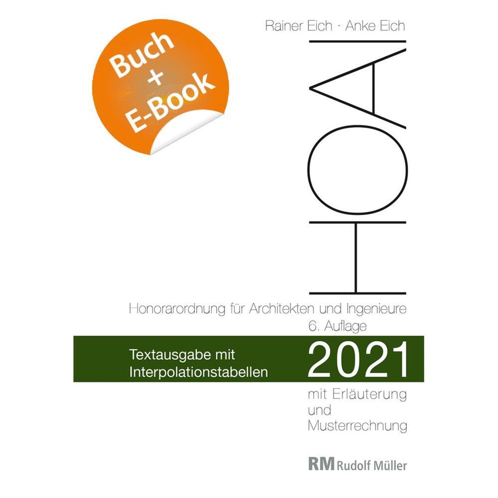 HOAI 2021 - Textausgabe mit Interpolationstabellen - mit E-Book (PDF)
