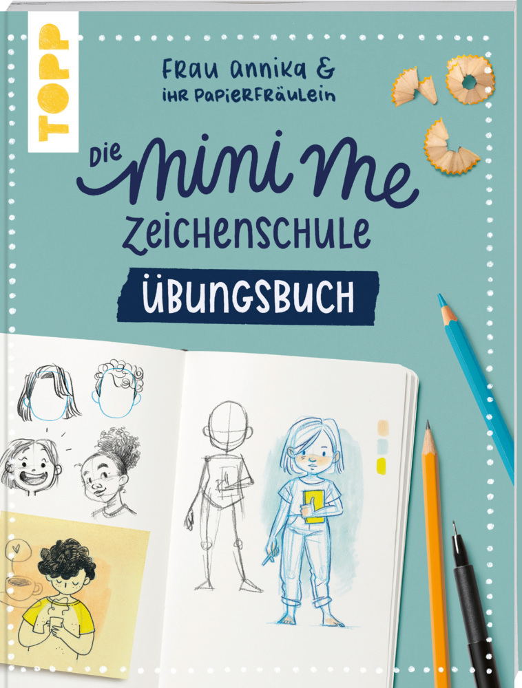 Frau Annika und ihr Papierfräulein: Die Mini me Zeichenschule Übungsbuch