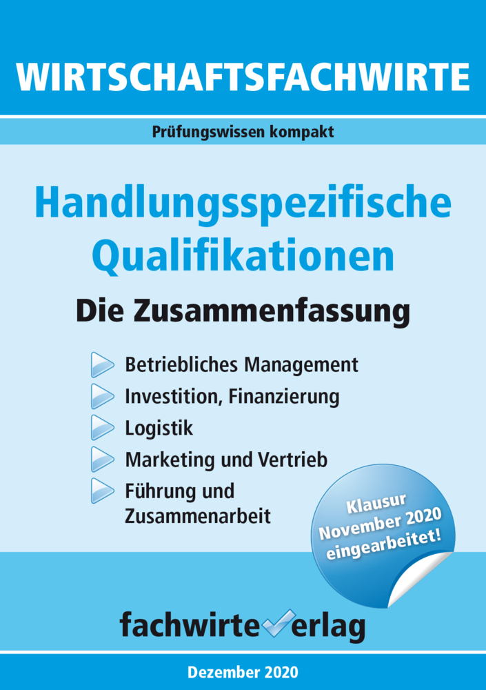 Wirtschaftsfachwirte: Handlungsspezifische Qualifikationen
