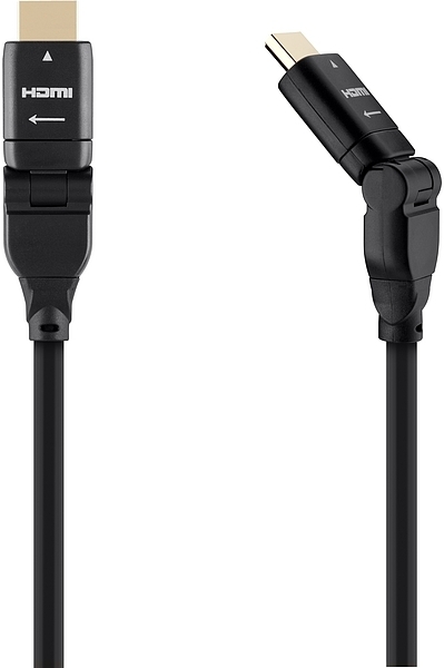 BELKIN High Speed HDMI Cable with Ethernet - With Swivel for Wall Mounting - 1.5m