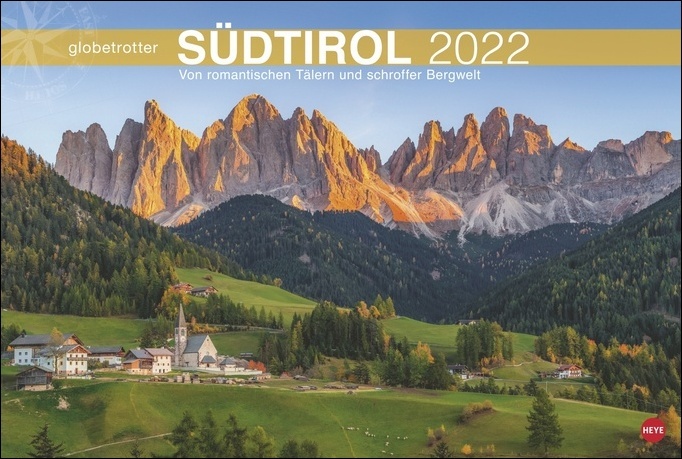Südtirol Globetrotter Kalender 2022