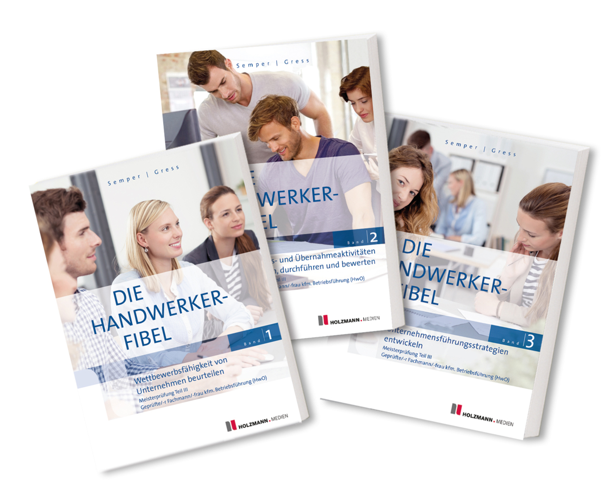 Die Handwerker-Fibel, Bände 1 bis 3, 3 Teile. Bd.1-3
