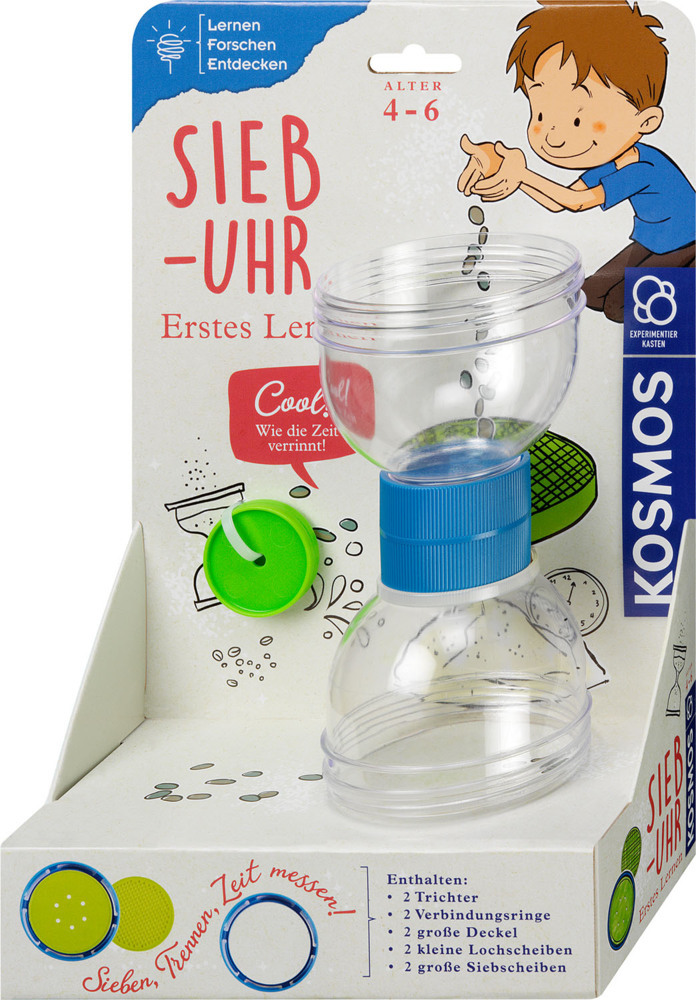 Sieb-Uhr - Erstes Lernen (Experimentierkasten)