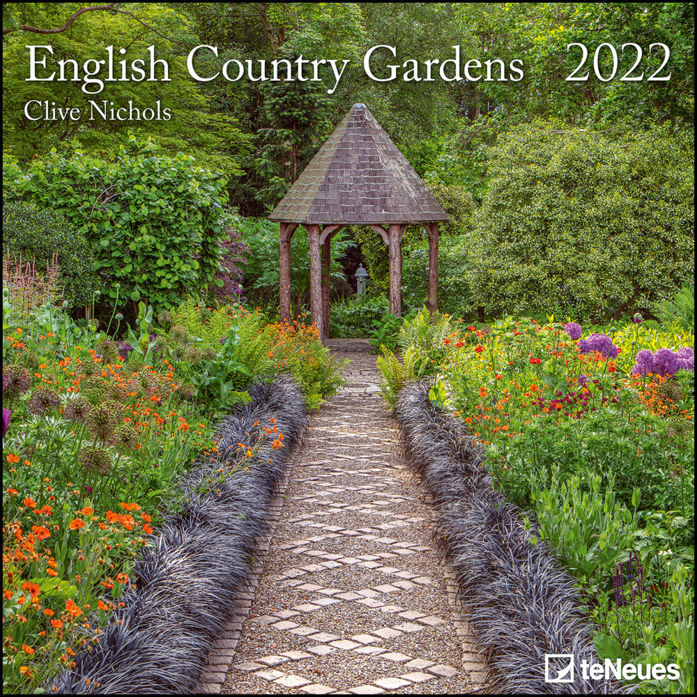 English Country Gardens 2022 - Wand-Kalender - Broschüren-Kalender - 30x30 - 30x60 geöffnet - Garten