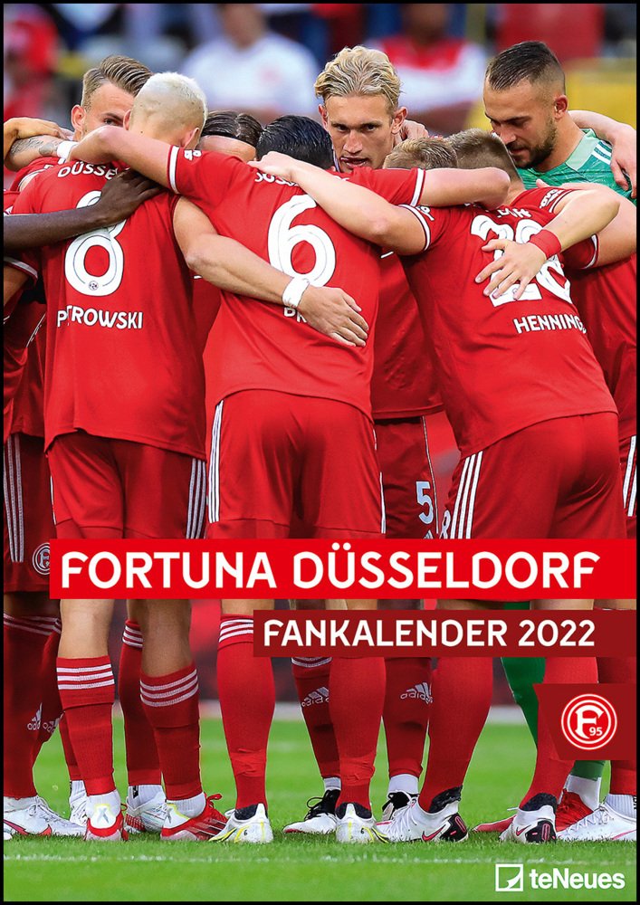 Fortuna Düsseldorf 2022 A3-Kalender - Fan-Kalender Fußball-Kalender - 29,7x42 - Sport