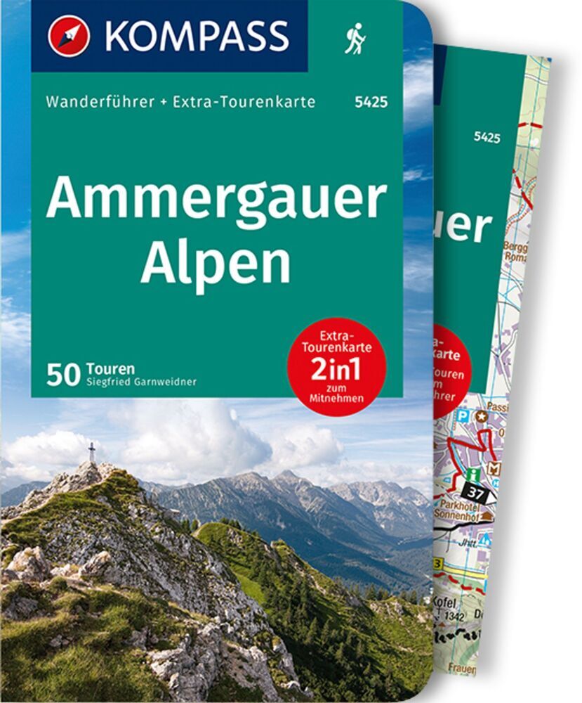 KOMPASS Wanderführer 5425 Ammergauer Alpen
