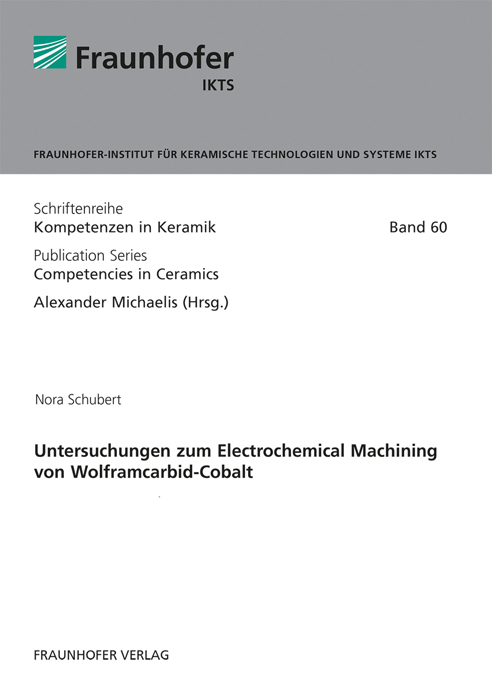 Untersuchungen zum Electrochemical Machining von Wolframcarbid-Cobalt.