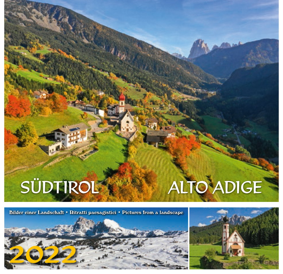 Südtirol / Alto Adige 2022, Postkartenkalender