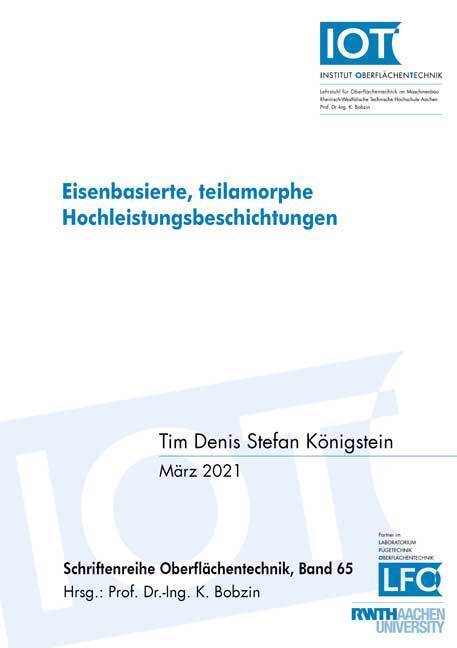 Eisenbasierte, teilamorphe Hochleistungsbeschichtungen