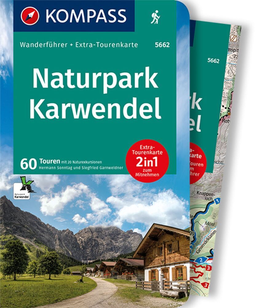 KOMPASS Wanderführer Naturpark Karwendel, 60 Touren